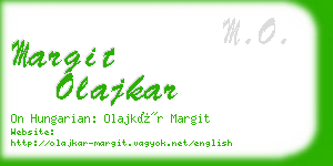margit olajkar business card